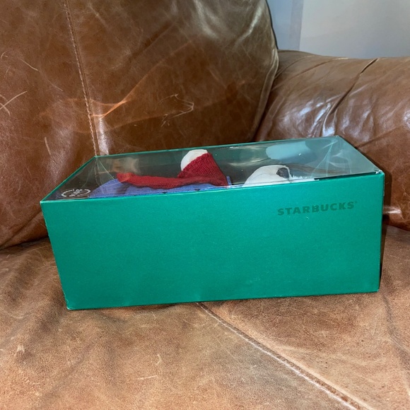 NWT NIB Starbucks® 118th Ed. Bearista® Girl Bear - Pink Trapper Sherpa Hat - Picture 13 of 16